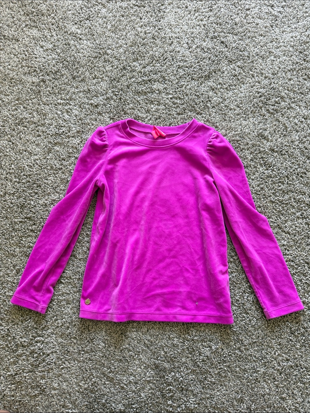 Lilly Pulitzer Girls' Long Sleeve Pink Sweater Shirt